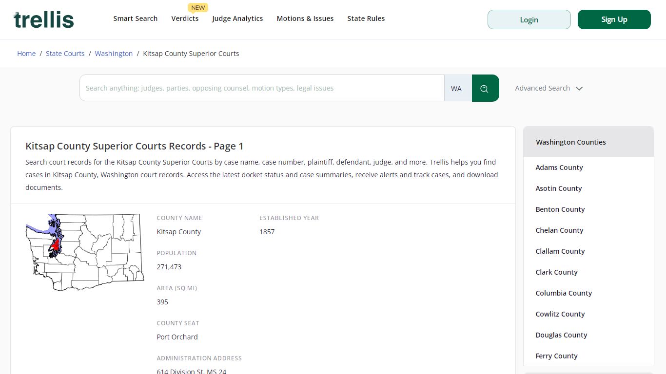 Kitsap County Superior Court Records | Docket Search ... - Trellis